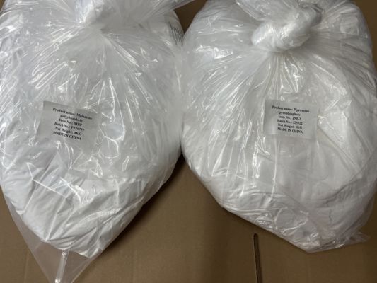 Melamine polyphosphate MPP a halogen-free flame retardant with very high thermal stability widely applied in thermoplastic and thermosetting plastics rubber fiber glass fiber reinforced polyamide 66