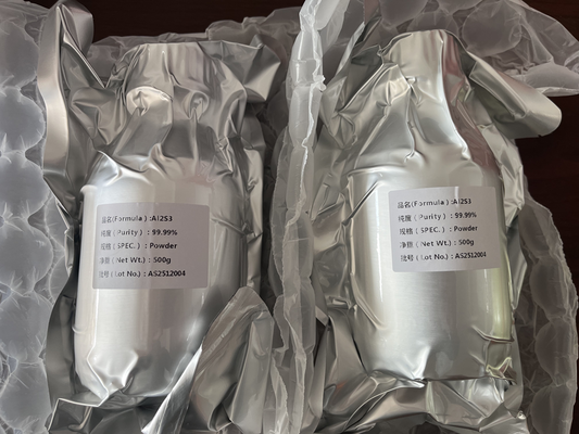 High Purity 4N Aluminum Sulfide is an inorganic compound characterized by its high purity and distinct physical properties